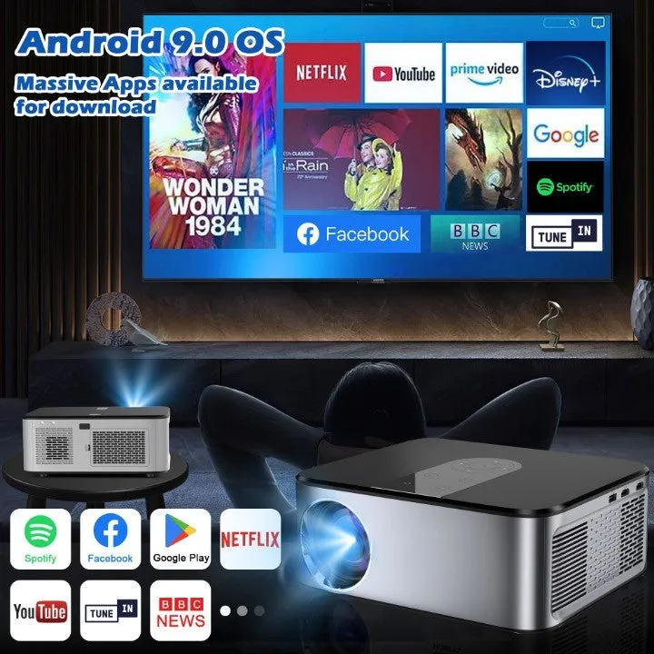 Pro HD Mega View Theater-Quality Portable Projector