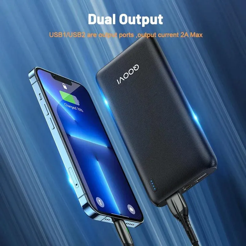 QOOVI Slimline Quick Charge PowerBank: Your Stylish Portable Charging Solution