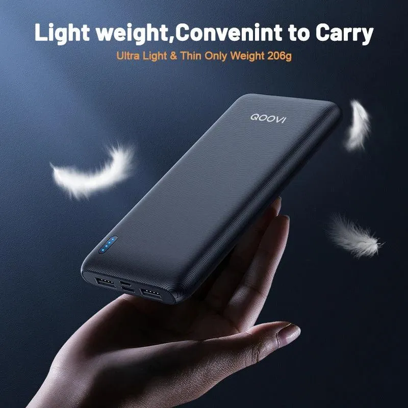 QOOVI Slimline Quick Charge PowerBank: Your Stylish Portable Charging Solution