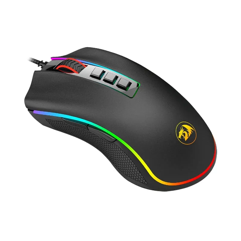 Redragon Cobra Fps 32000Dpi Rgb Gaming Mouse - Black