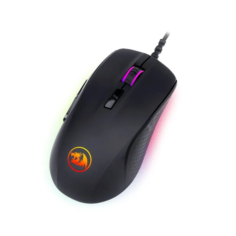 Redragon Stormrage 10000Dpi 7 Button Rgb Gaming Mouse - Black