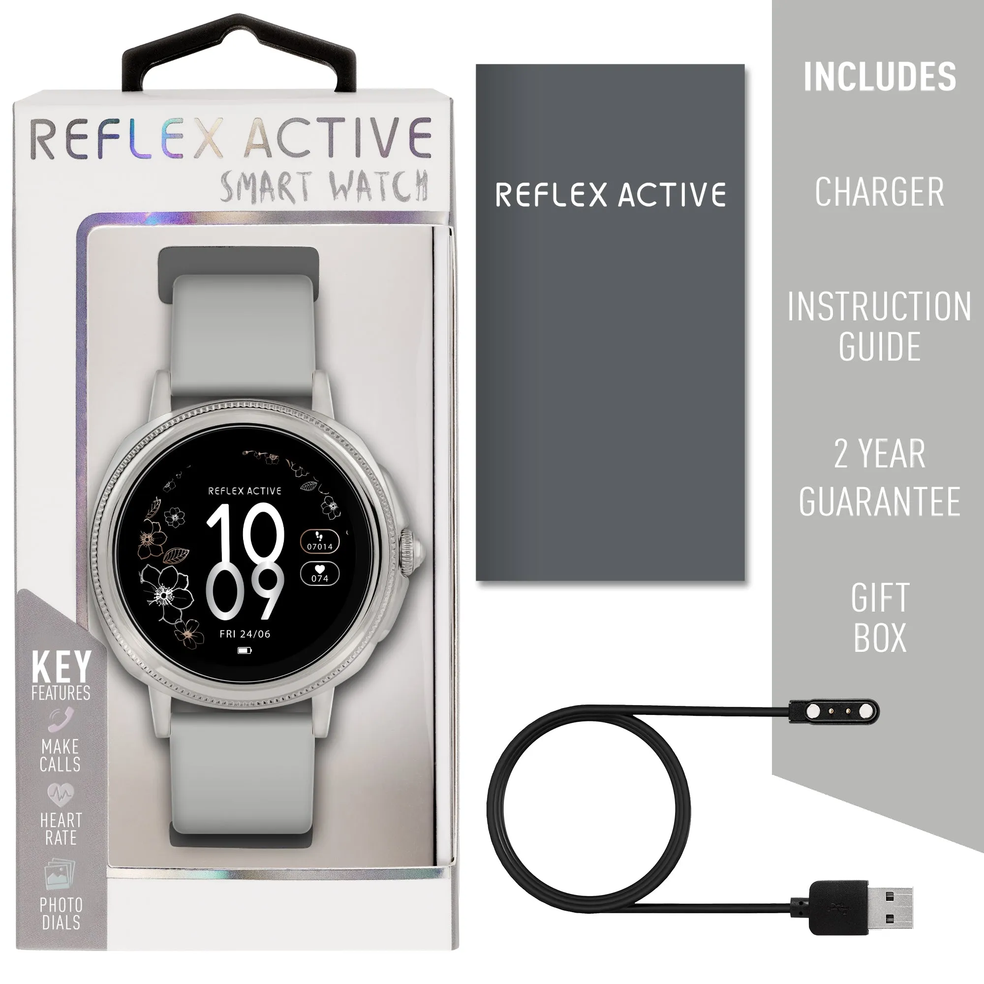 Reflex Active Series 25 Grey Smart Watch RA25-2179