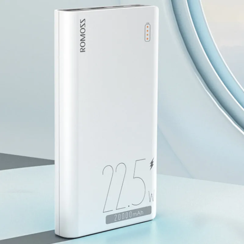 Romoss

Power Bank Sense 6F 20000Mah 22.5W Wh