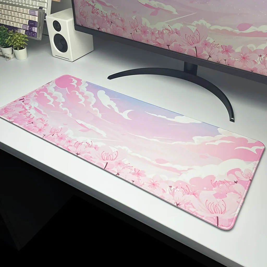 Sakura Solace" Extended Large Gaming Mouse Pad Deskmat