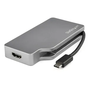 Startech.Com Usb-C Multiport Adapter - Usb-C / Hdmi, Vga, Mini Dp, Dvi