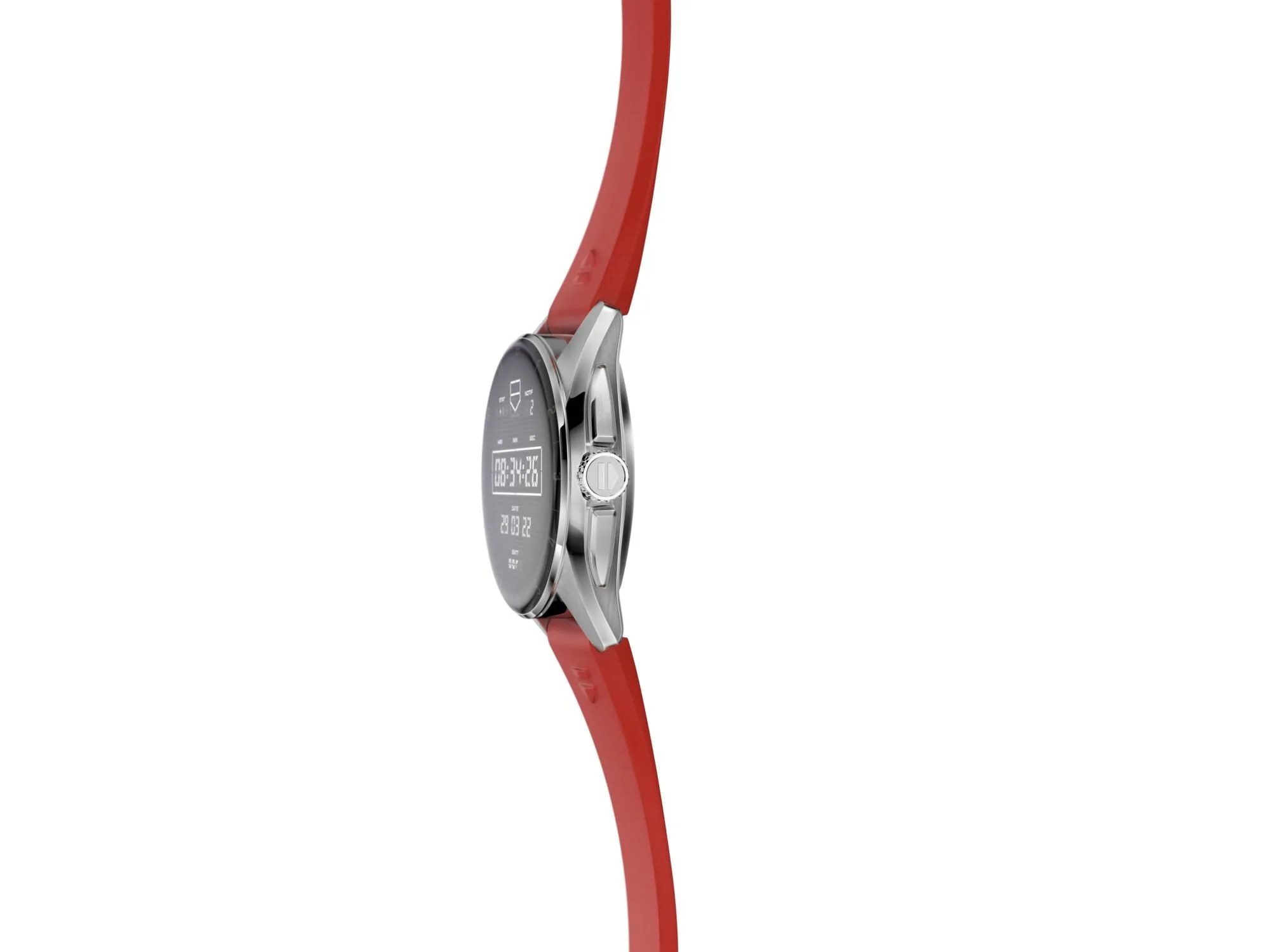 TH Watch Connected Calibre E4 42 Red Rubber