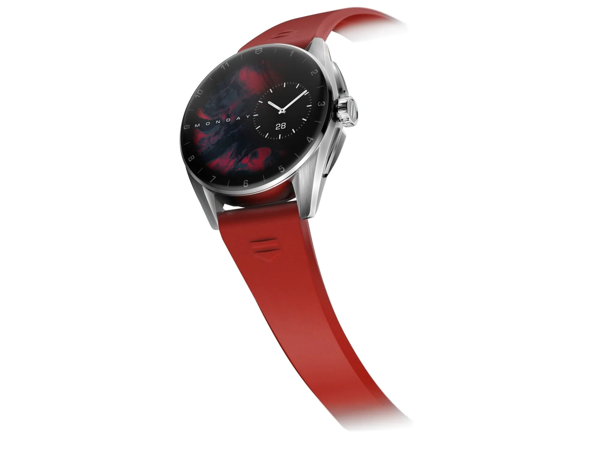 TH Watch Connected Calibre E4 42 Red Rubber