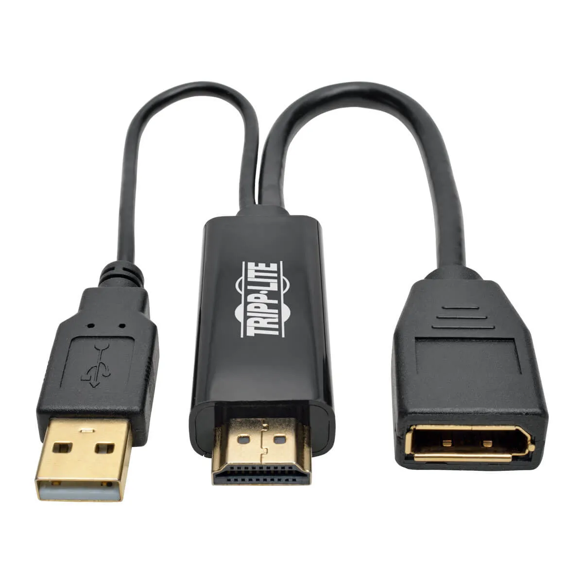 Tripp Lite Hdmi To Displayport Active Converter 4K With Usb Power, Hdmi To Displayport (M/F), 4096 X 2160/4K X 2K @ 30 H