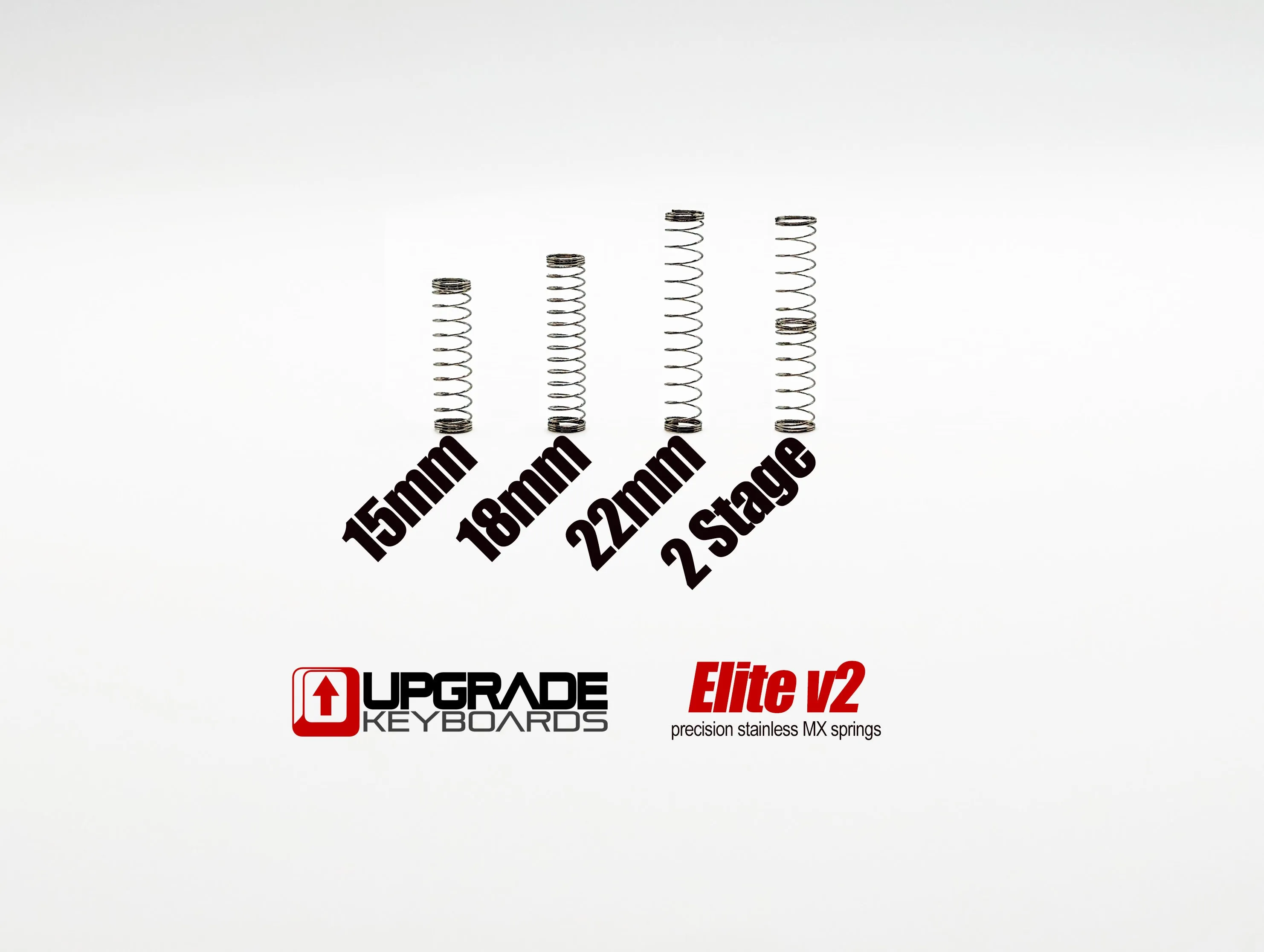 Upgrade Keyboards Elite v2 22mm Stainless MX Springs