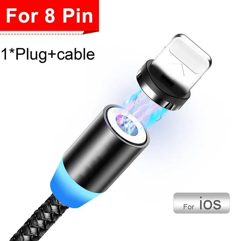 USB Magnetic  Automatic Adsorption Design Mobile Phone Fast Charging Cable