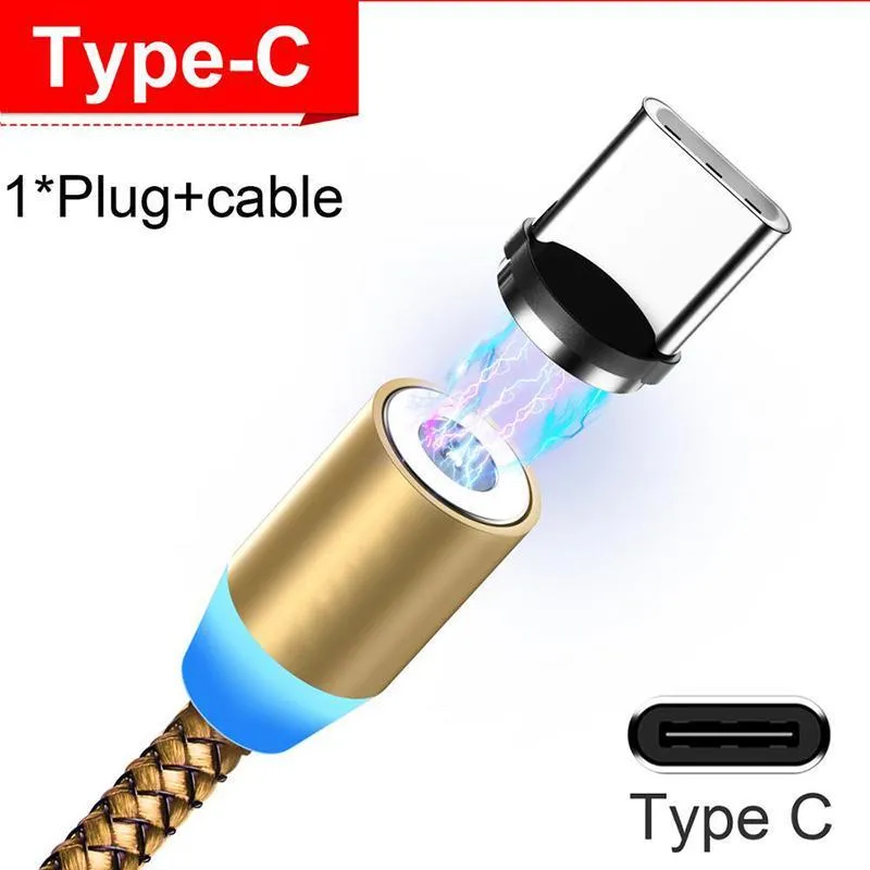 USB Magnetic  Automatic Adsorption Design Mobile Phone Fast Charging Cable