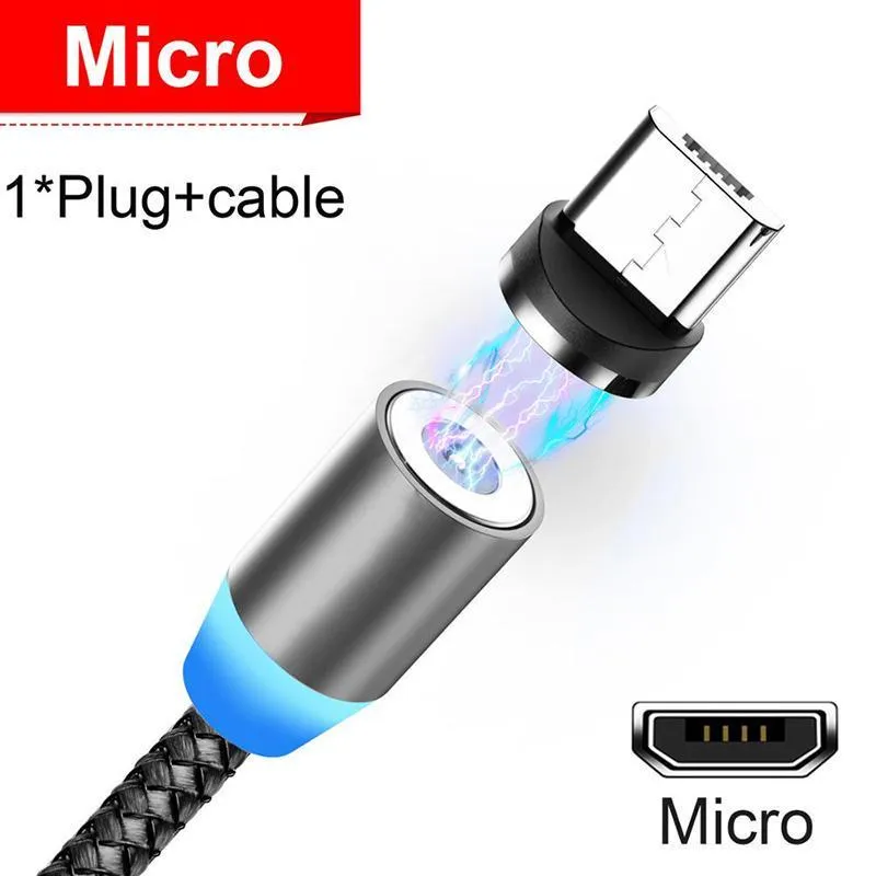 USB Magnetic  Automatic Adsorption Design Mobile Phone Fast Charging Cable