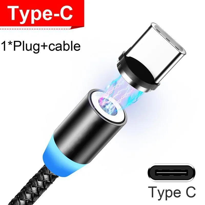 USB Magnetic  Automatic Adsorption Design Mobile Phone Fast Charging Cable