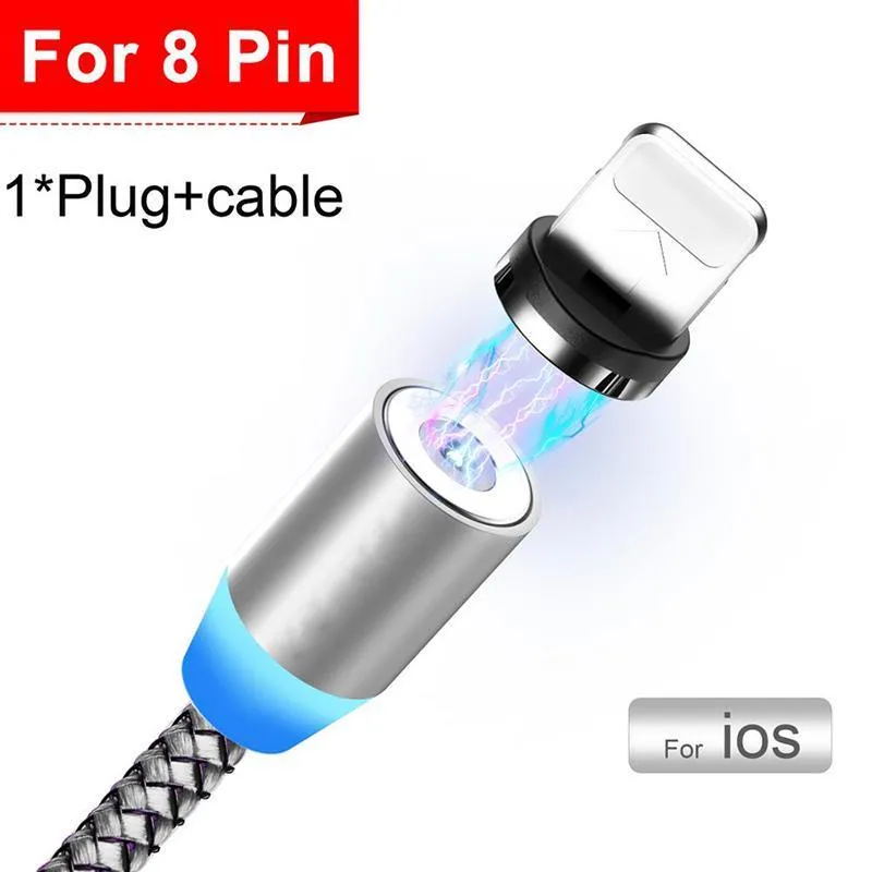 USB Magnetic  Automatic Adsorption Design Mobile Phone Fast Charging Cable