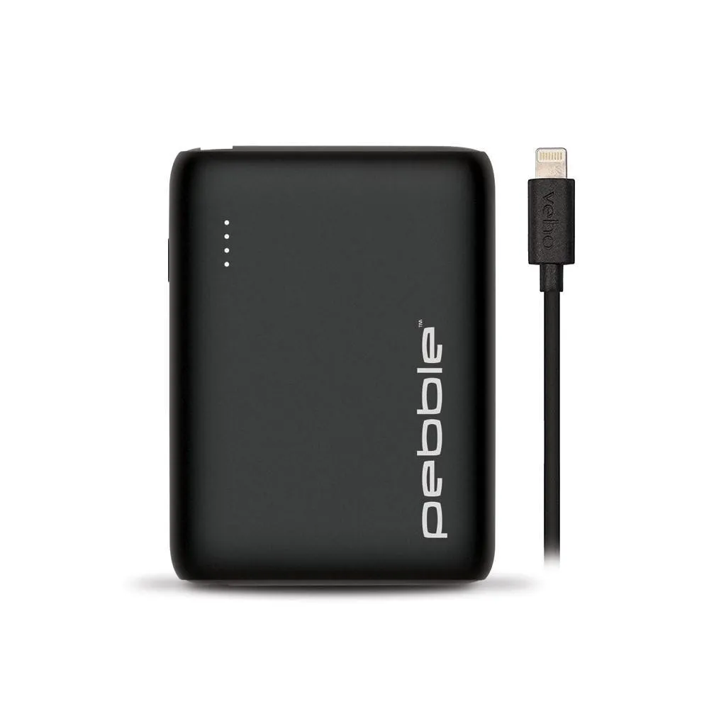 Veho Pebble PZ-10 Pro 10,000mAh Portable Power Bank with MFi Apple Certified Lightning Cable